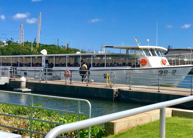 Arizona Memorial shuttle boat