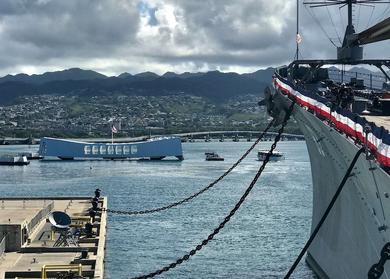 Onboard the Battleship Missouri