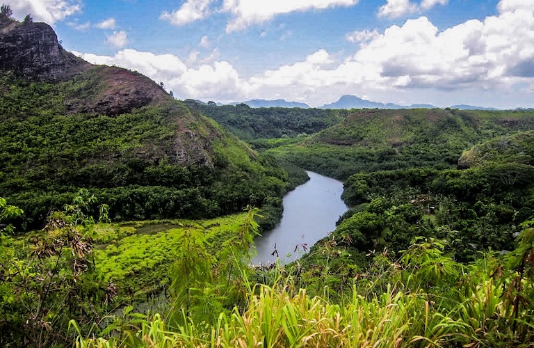 Wailua river paddle trip