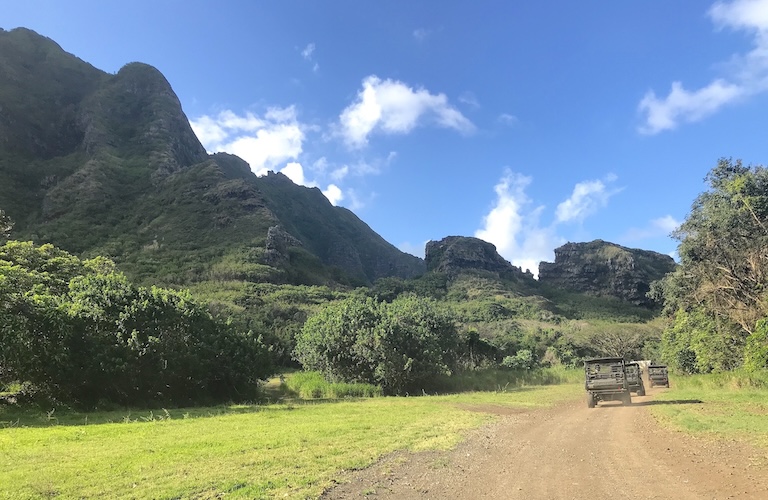 Kualoa Oahu half day tour