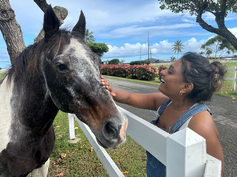 Kualoa Ranch horse visit