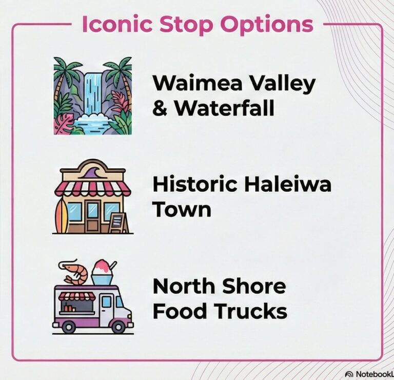 Half Day North Shore Infographic