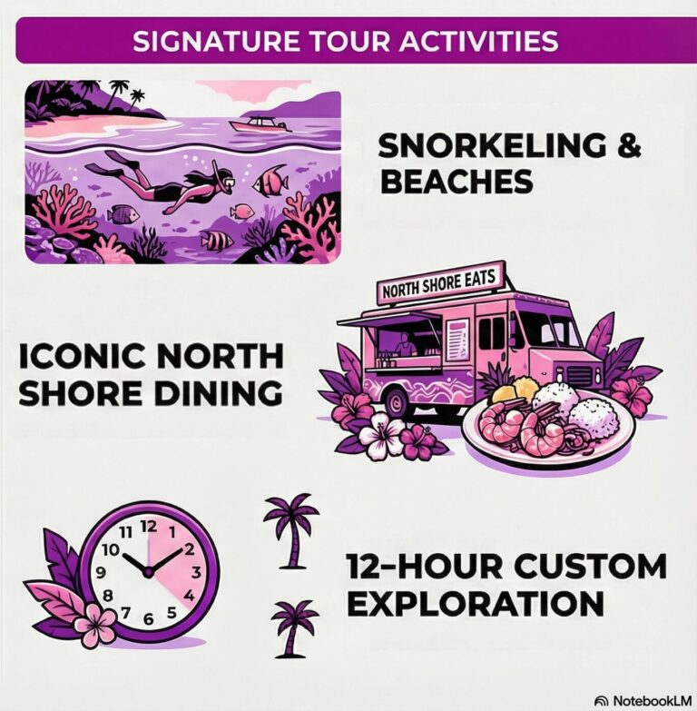 North Shore signature activities infographic