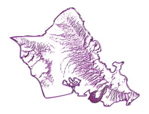 Downtown Honolulu Oahu map