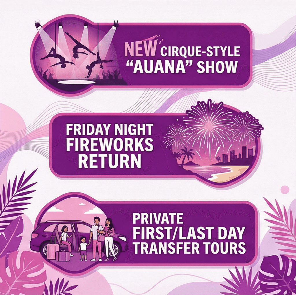 Oahu summer 2026 infographic