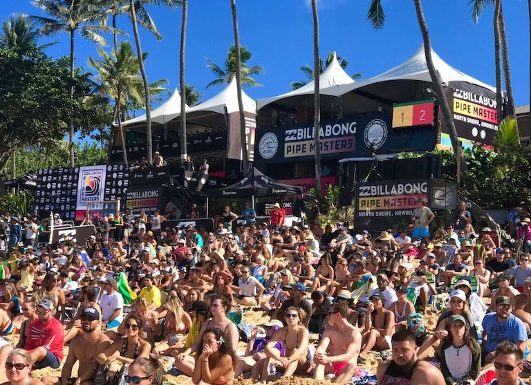 Pipe Masters Oahu surf contest