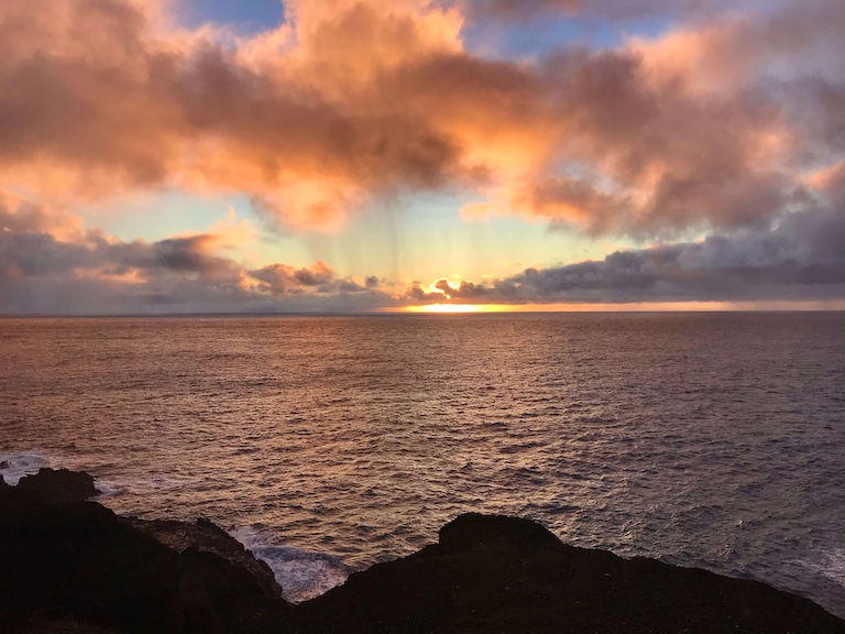 Halona Hawaii sunrise travel