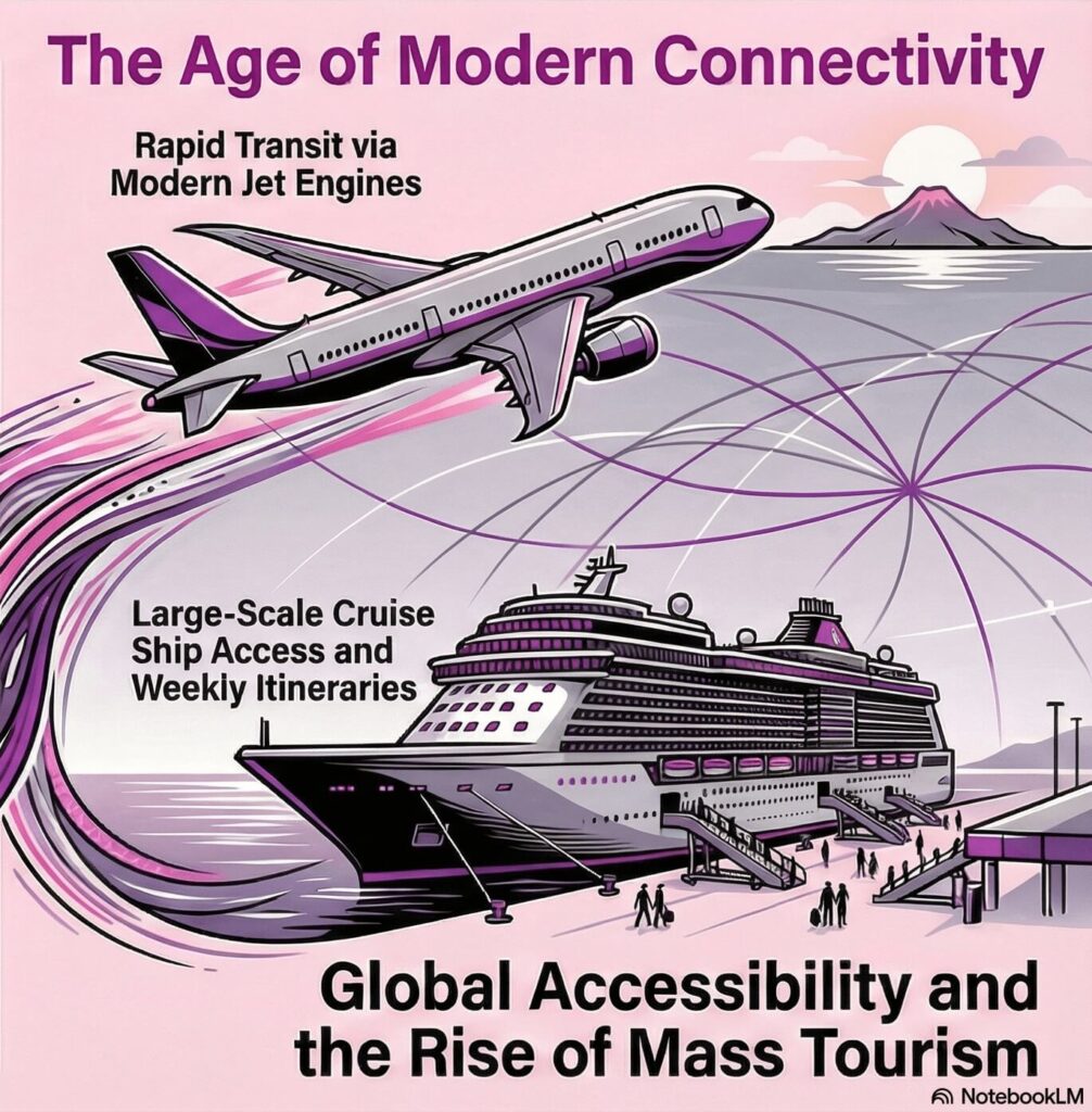 modern Hawaii travel infographic