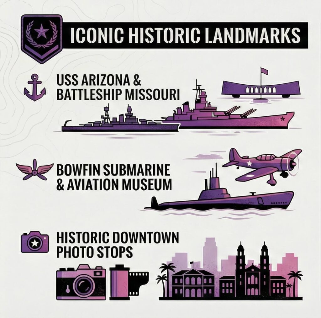 Historic Pearl Harbor Infographic