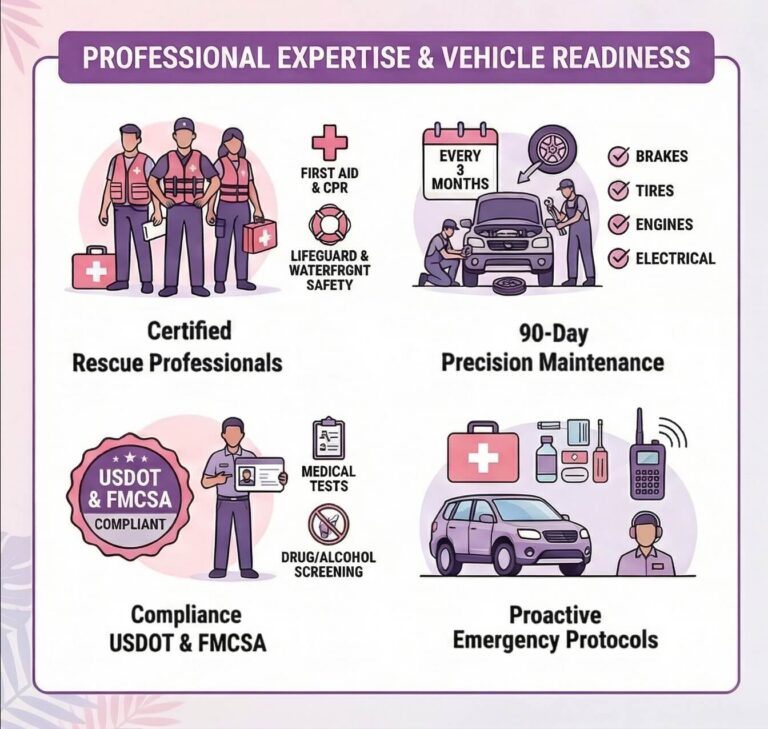 comfortable Hawaii tour vehicle infographic