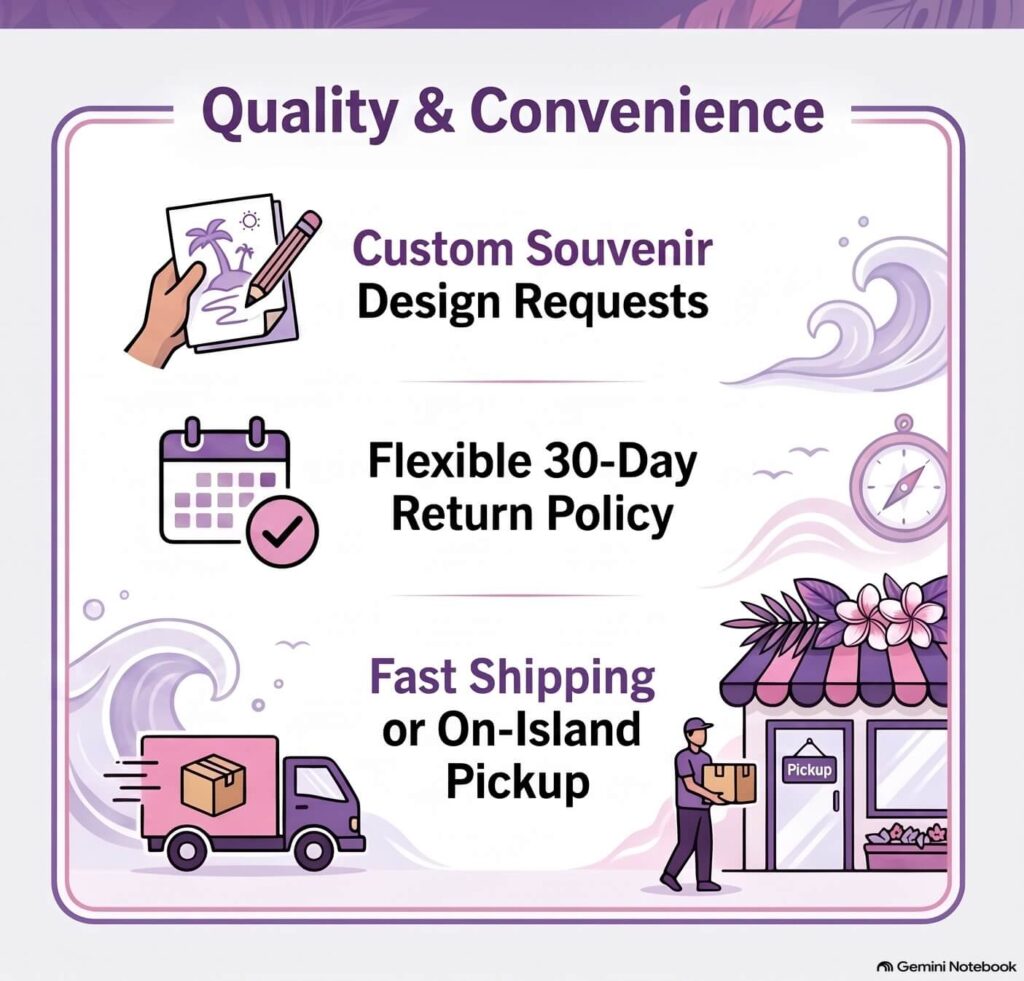 quality Hawaii tour souvenirs